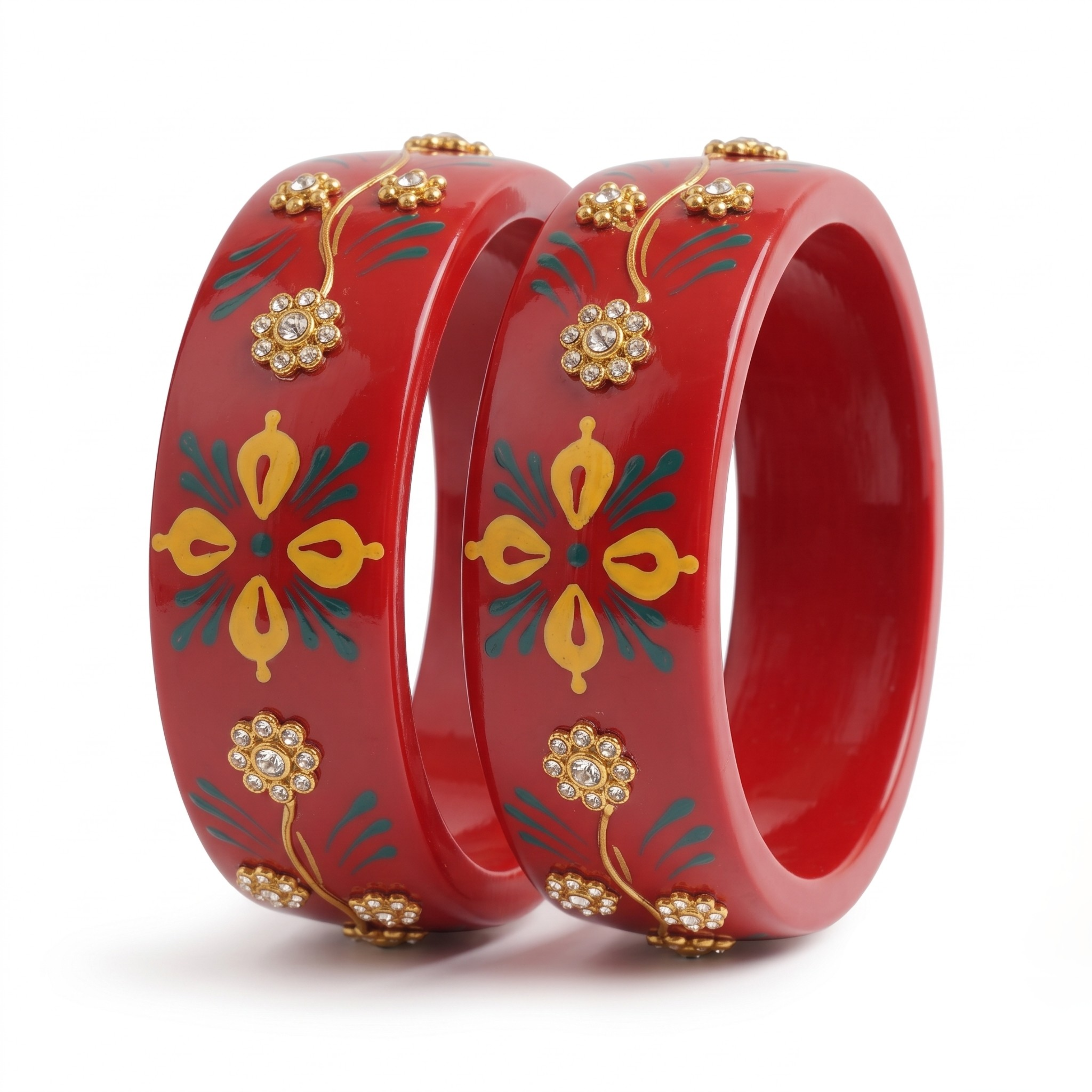 Paro (Set of 2 Lac Bangles Handpainted Edition)