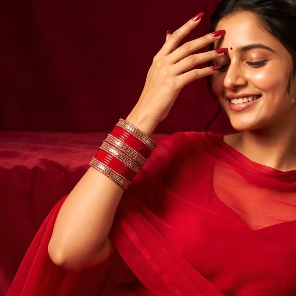Poonam Karwa Chauth Special (Stack of 12 Lac Bangles)