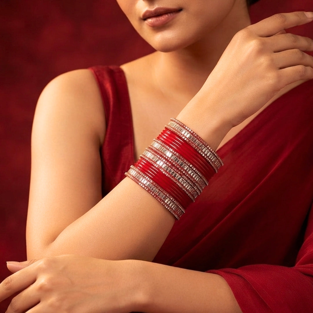 Poonam Karwa Chauth Special (Stack of 12 Lac Bangles)