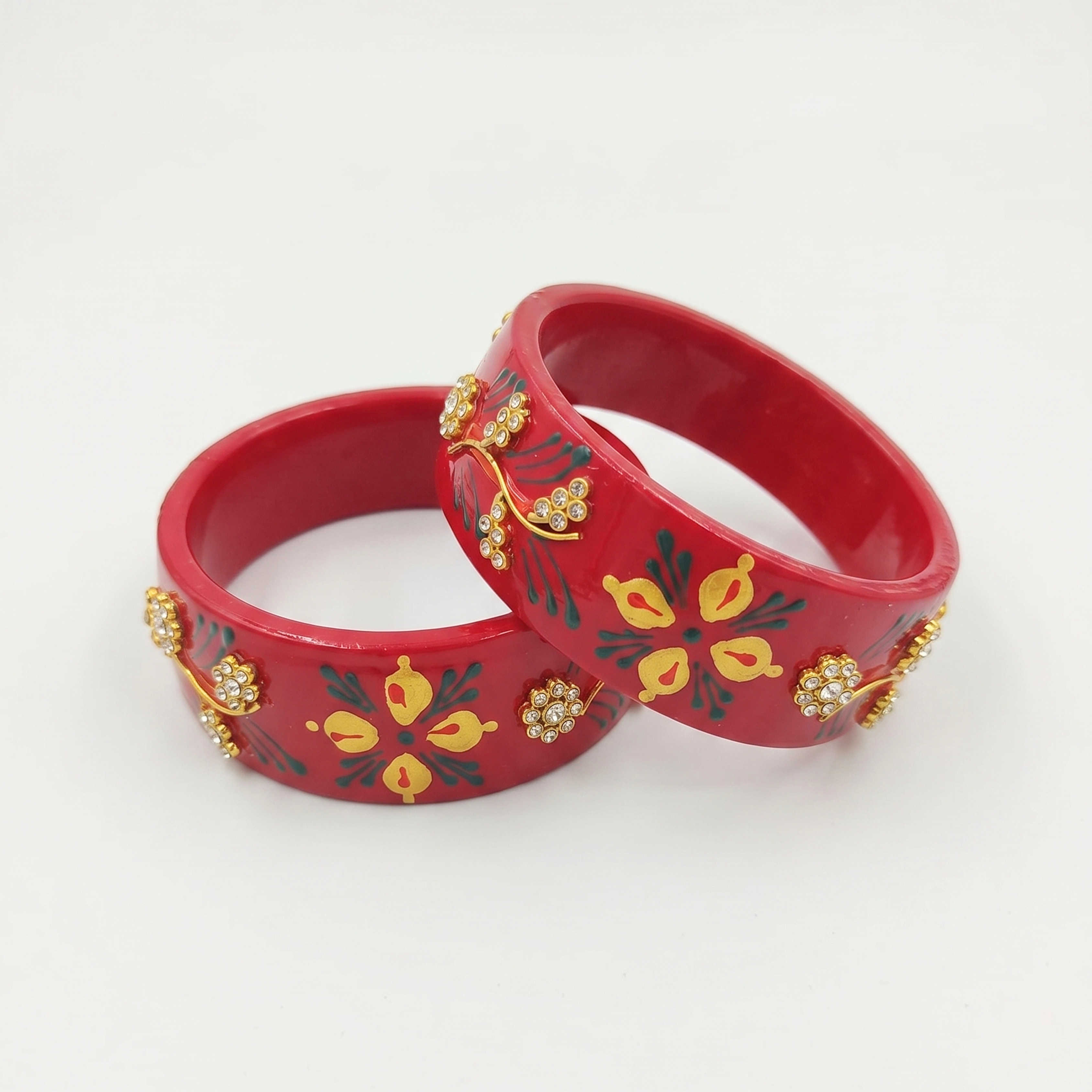Paro (Set of 2 Lac Bangles Handpainted Edition)