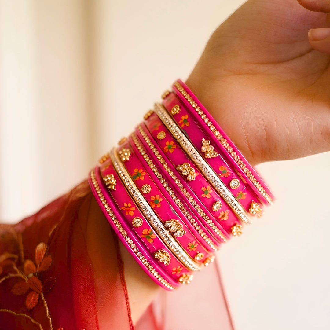 Sumitra (Stack Of 10 Lac Bangles)