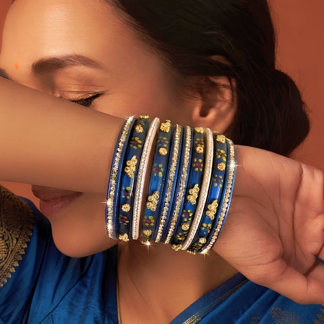 Sumitra (Stack Of 10 Lac Bangles)