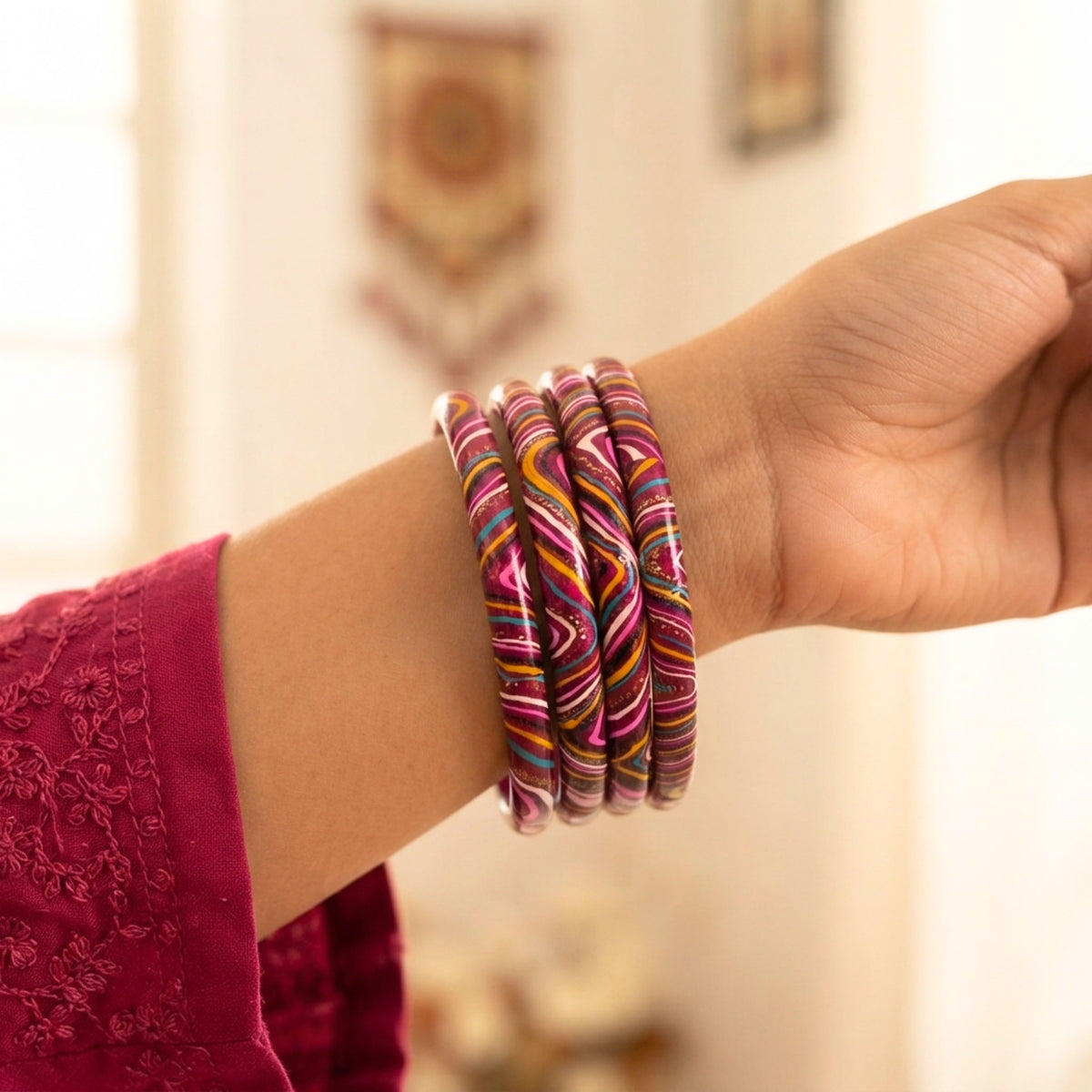 Anjali (Set Of 4 Lac Bangles)