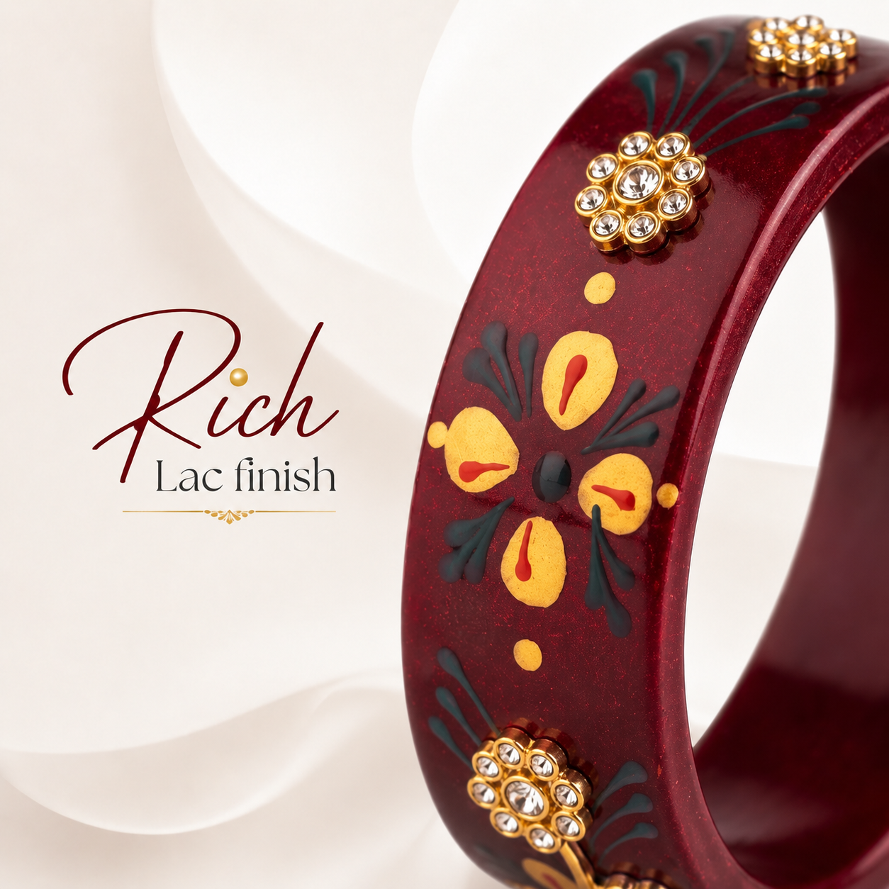 Paro (Set of 2 Lac Bangles Handpainted Edition)