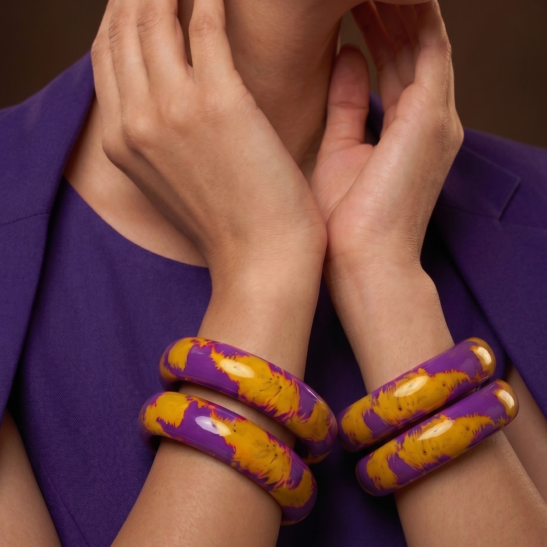 Leela (Set of 4 Lac Bangles)