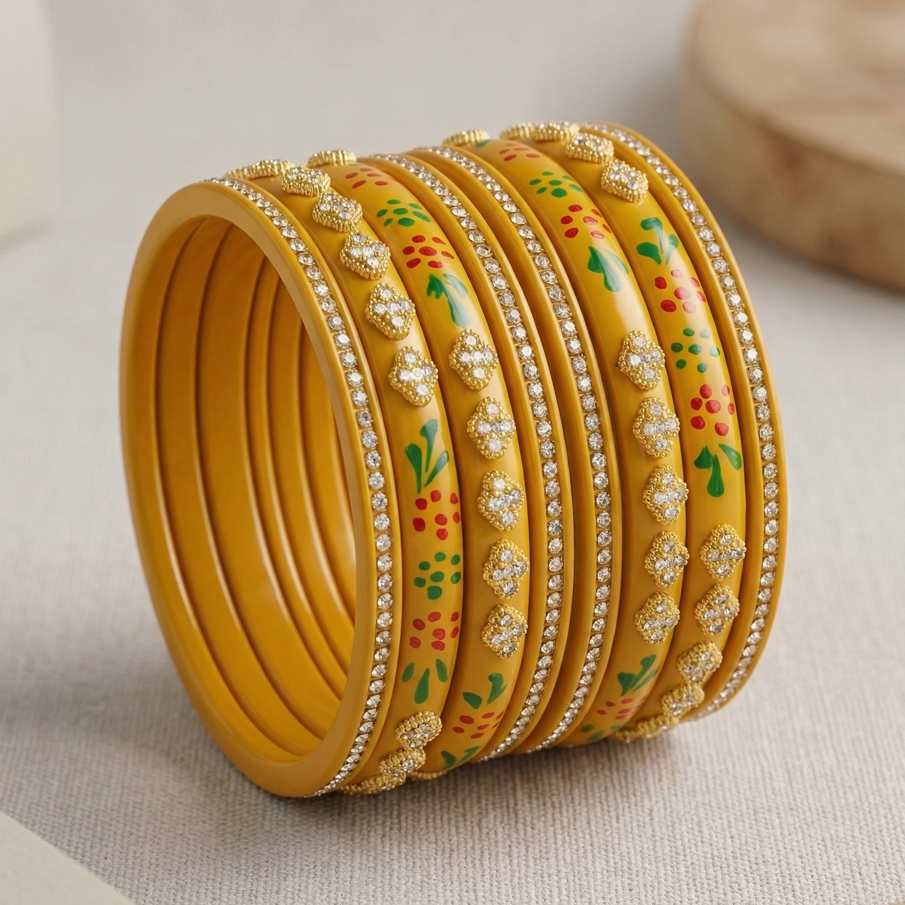 Megha (Stack Of 8 Lac Bangles)