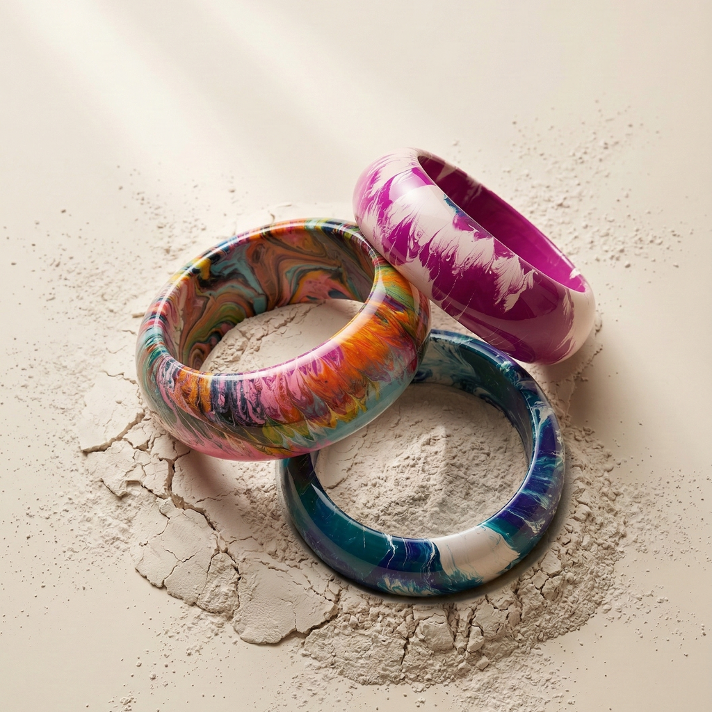 Kalpana (Stack of 3 Lac Bangles)