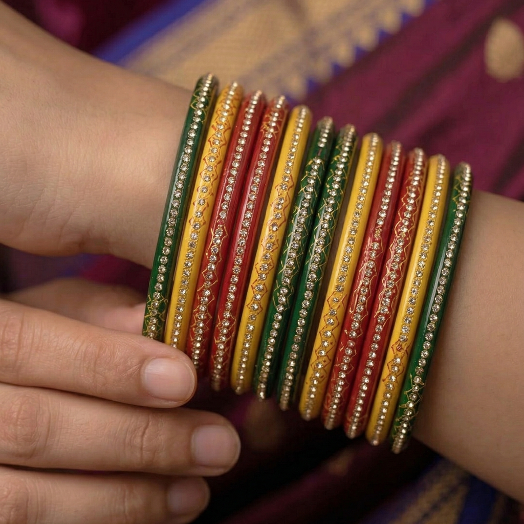 Taani Partner (Set of 12 Lac Bangles)