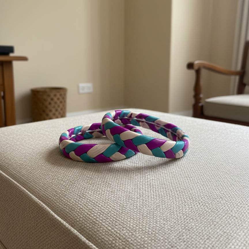 Piku (Set of 2 Lac Bangles)