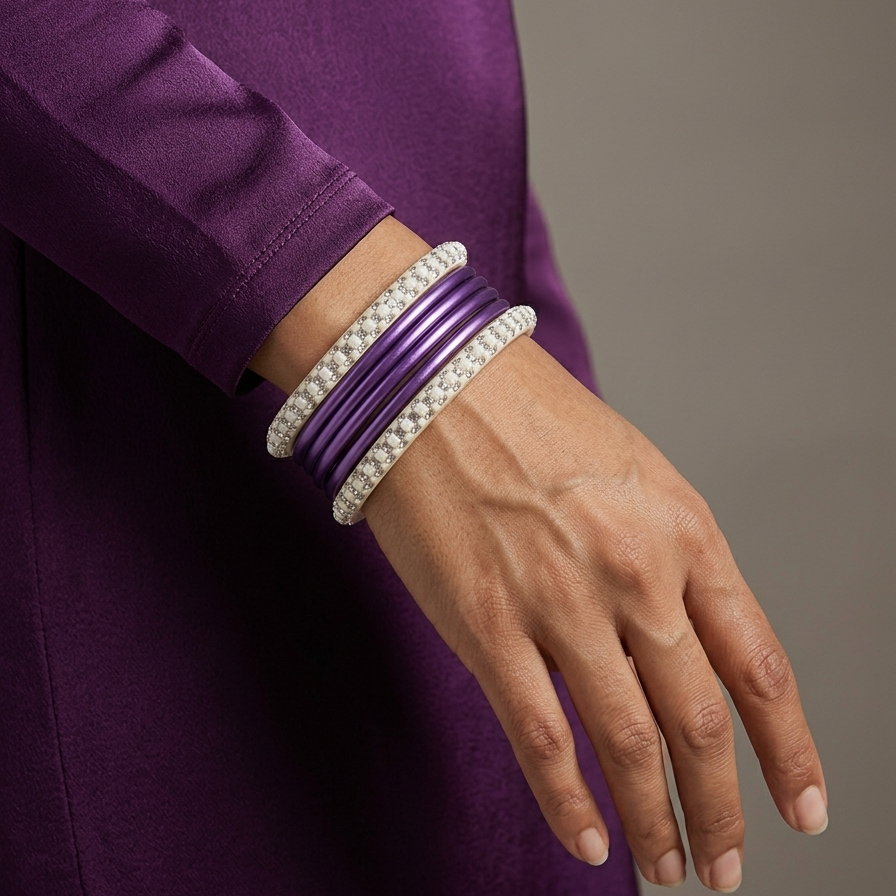 Shanti Priya (Stack Of 12 Lac Bangles)