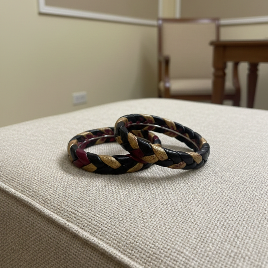 Piku (Set of 2 Lac Bangles)