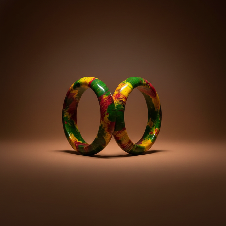 Leela (Set of 4 Lac Bangles)