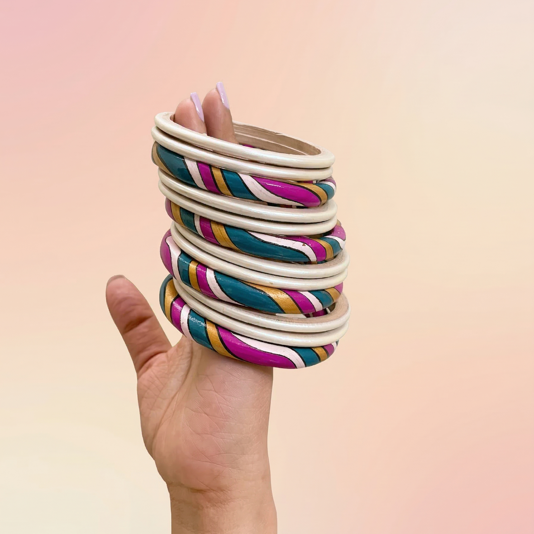 Bunti ki Babli (Stack of 12 Lac Bangles)