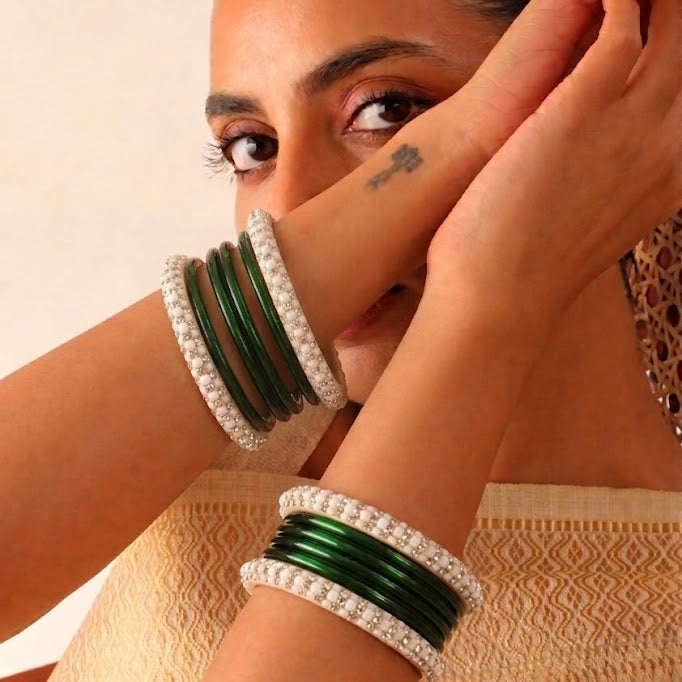 Shanti Priya (Stack Of 12 Lac Bangles)